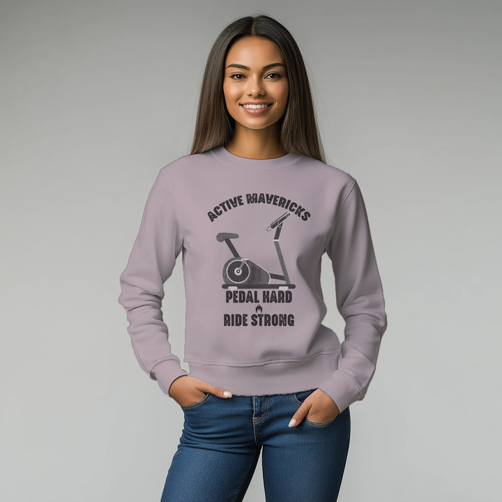 Women's PEDAL HARD, RIDE STRONG Sweatshirt