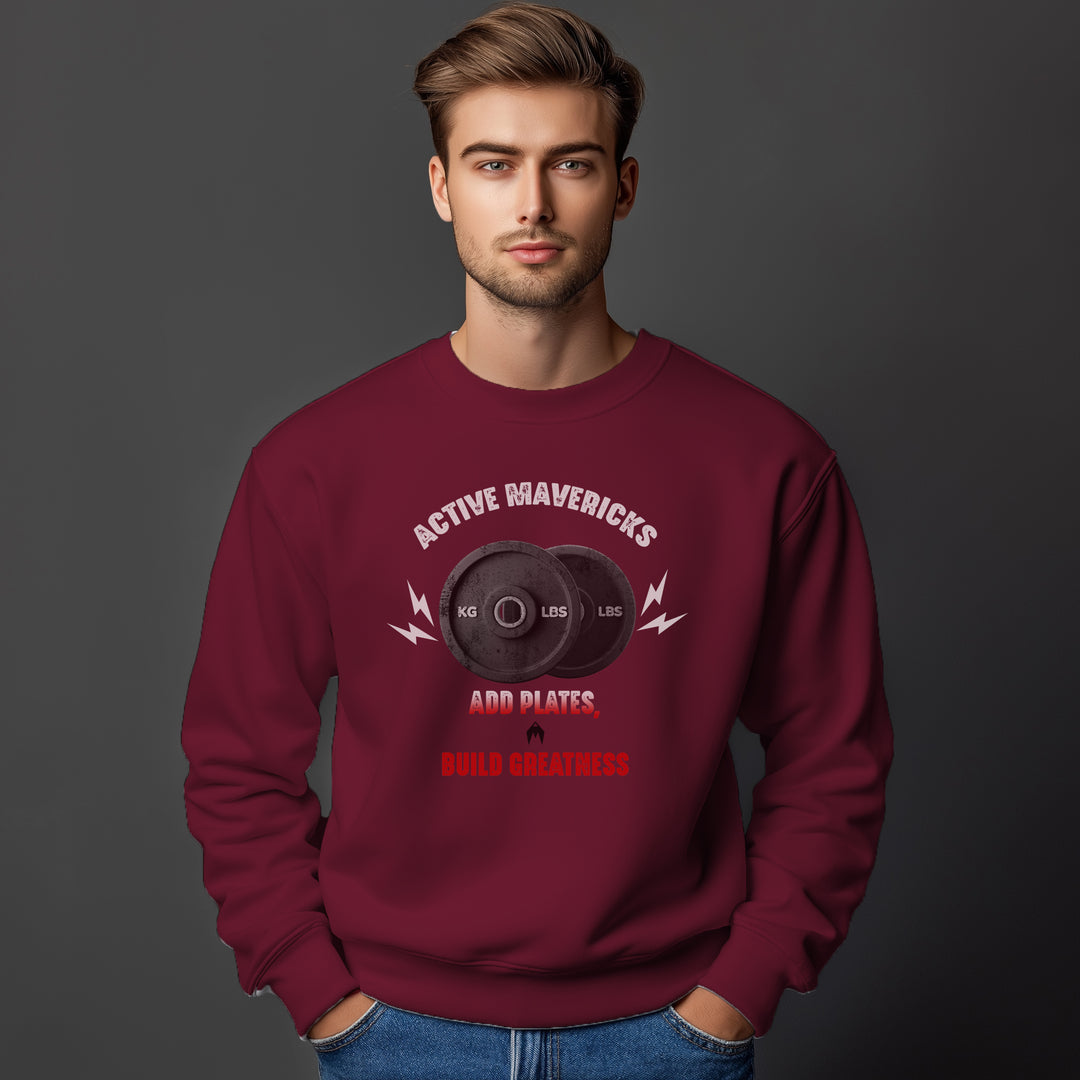 Mens WEIGHT PLATES sweatshirt