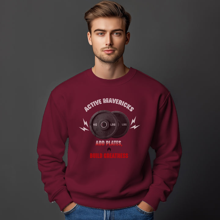 Mens WEIGHT PLATES sweatshirt