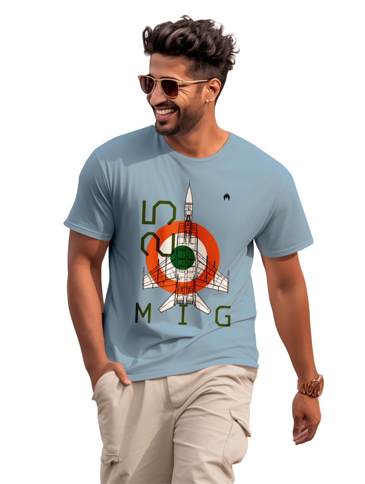 Mens Wingman’s Glory – MIG’s Aerial Dominance T-Shirt