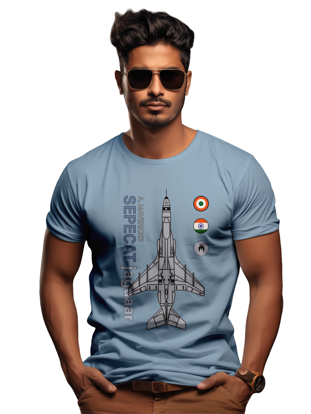 Men's Jaguar’s Valor – The IAF’s Fearless Glider t-shirt