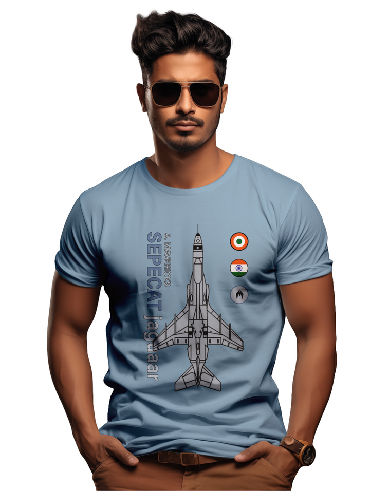 Men's Jaguar’s Valor – The IAF’s Fearless Glider t-shirt