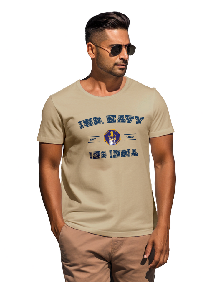 Men's Ind. Navy INS India T-Shirt