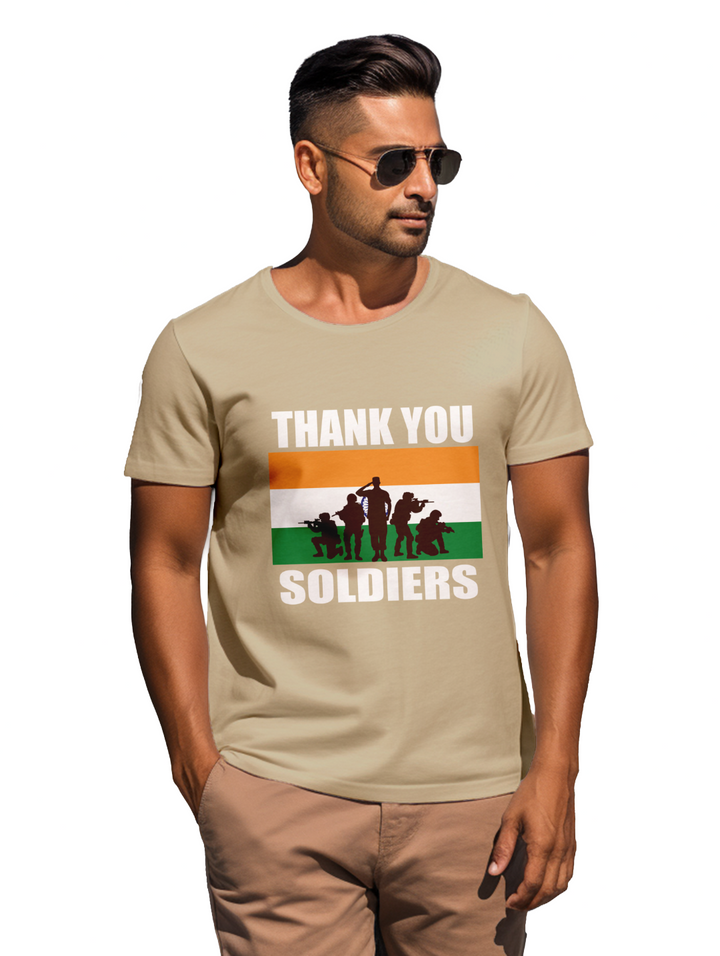 Mens Thank You Soldiers t-shirt