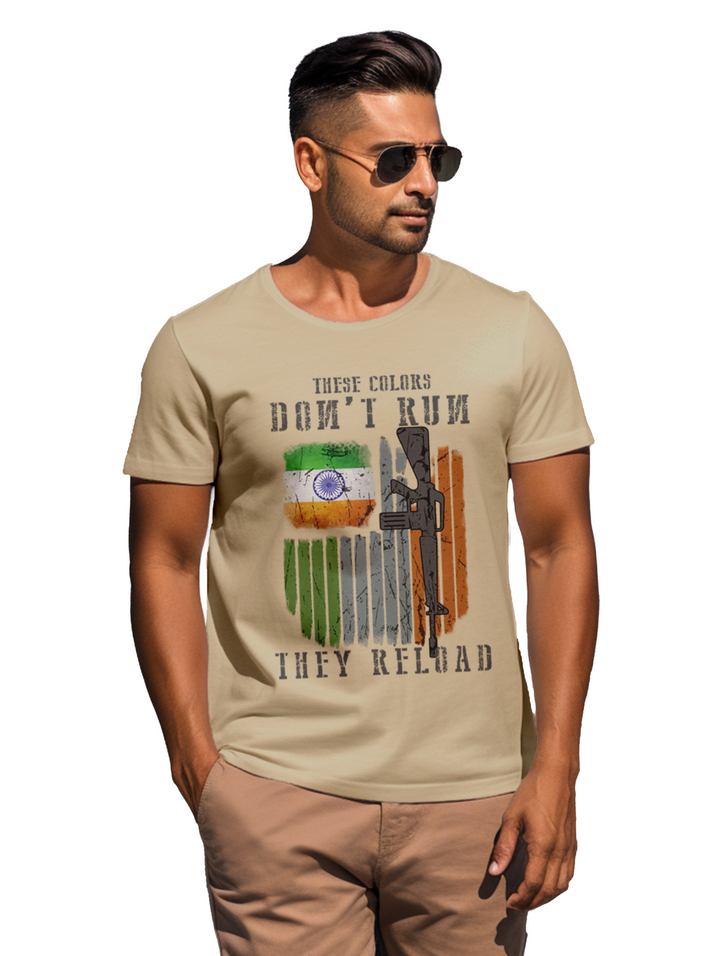 Mens These colors don't run They reload t-shirt