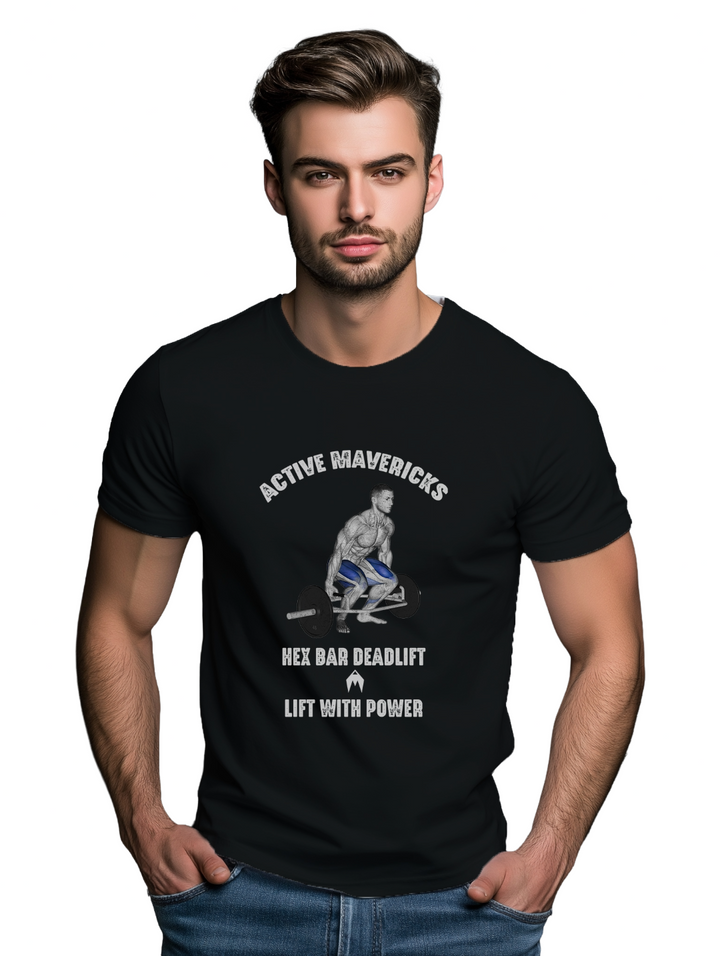 Mens HEX BAR DEADLIFT T-Shirt