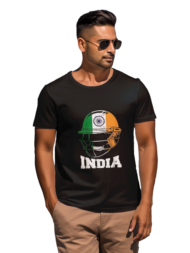 Cricket Crest: Where Passion Meets Style Men's T-shirt