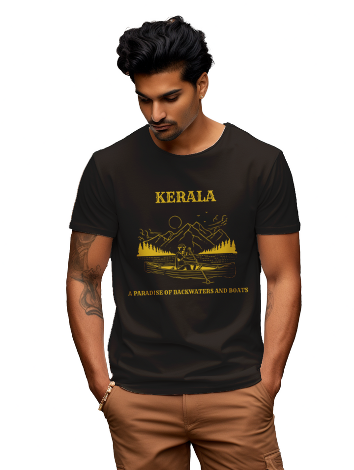 Mens  Kerala Blackwater and Boats T-Shirt