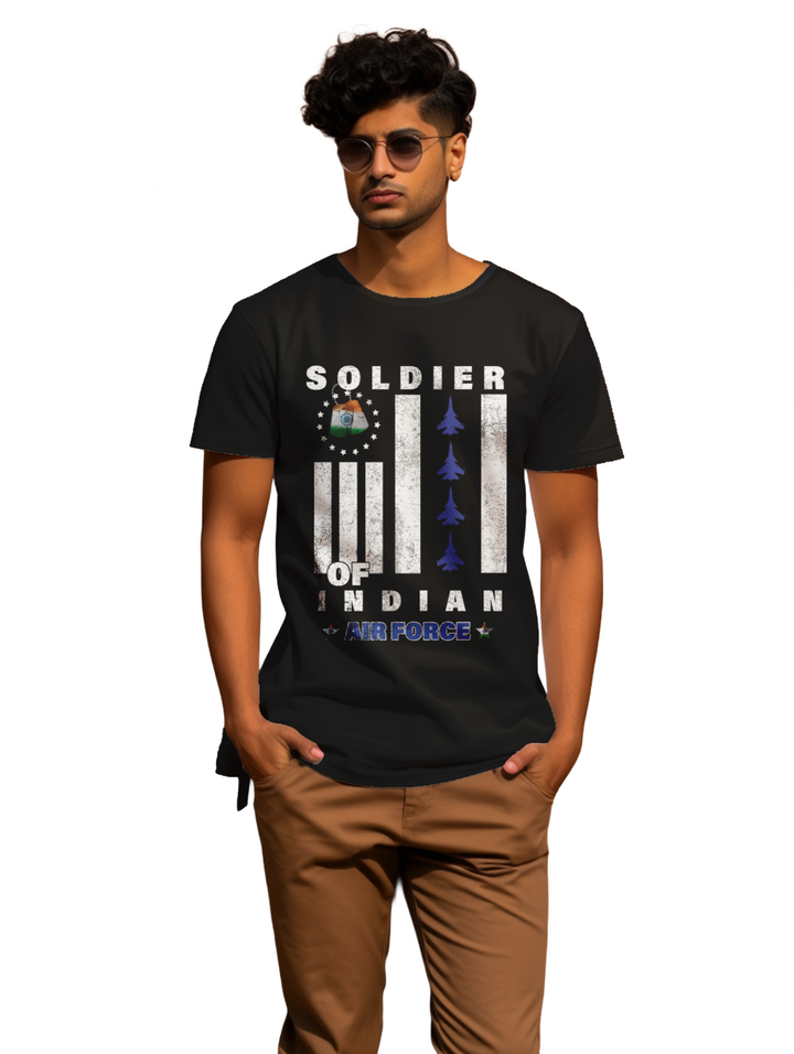 Men's Soldier of Indian Airforce T-shirt