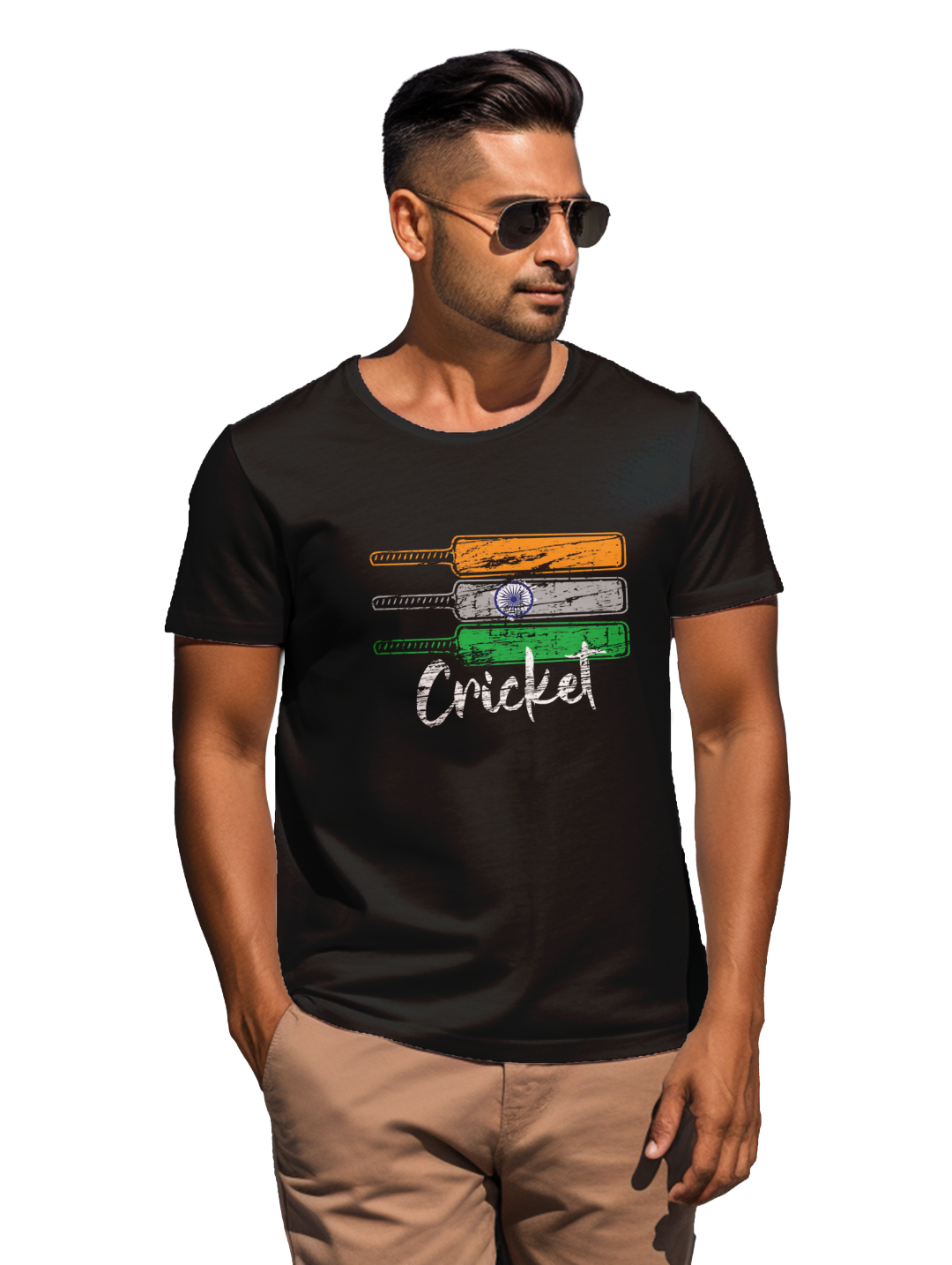 Mens Cricket_Mode On T-shirt