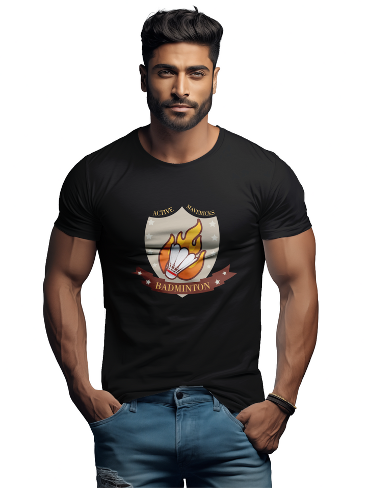Men's ACTIVE MAVERICKS BADMINTON T-Shirt