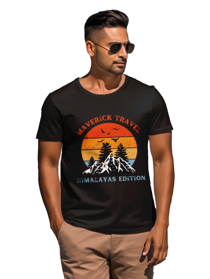 Mens  Maverick Travel Himalayan Edition T-Shirt