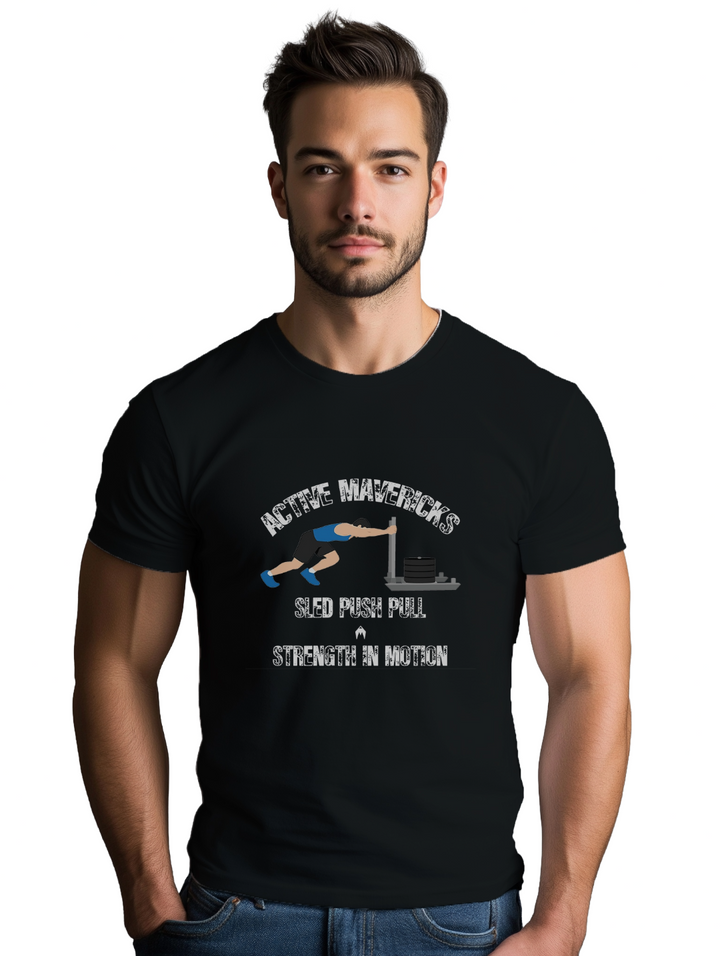 Mens SLED PUSH PULL T-Shirt