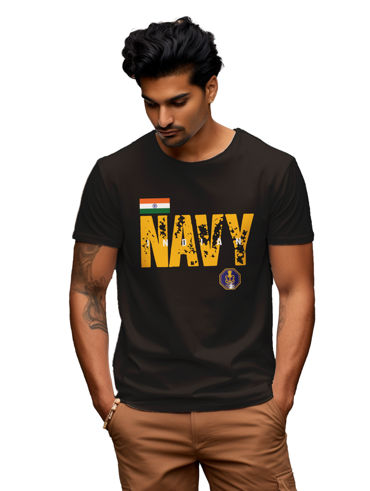 Men's Indian navy T-Shirt