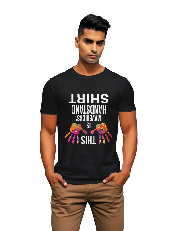 men's This is Mavericks Handstand T-shirt