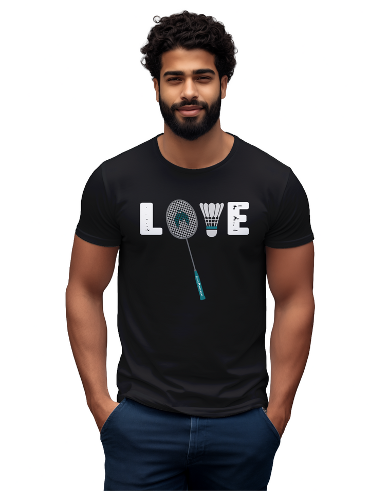 Men's LOVE BADMINTON T-Shirt