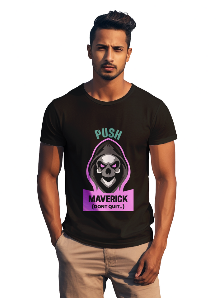 Mens Push Maverick Dont Quit T-Shirt