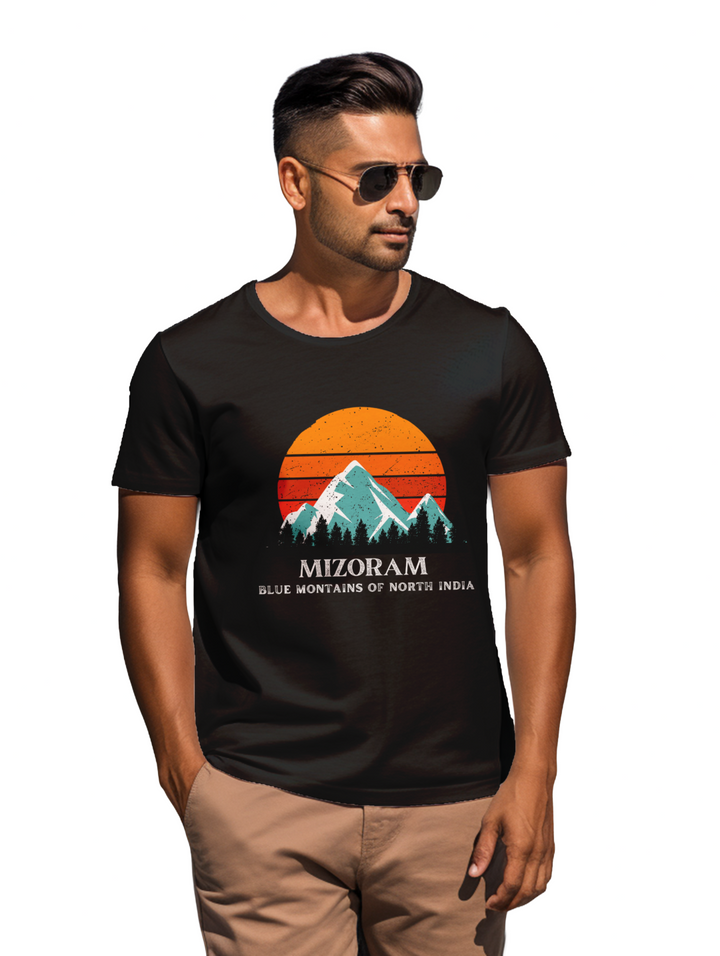 Men's  Mizoram Blue Mountains T-Shirt