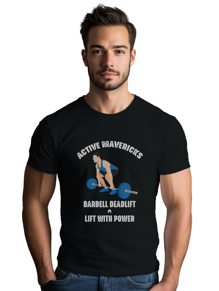 Mens BARBELL DEADLIFT T-Shirt