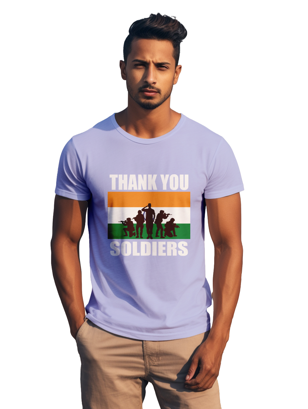 Mens Thank You Soldiers t-shirt
