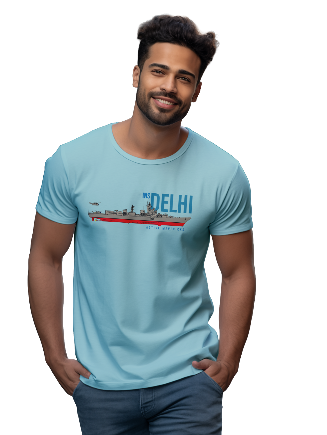 Mens INS Delhi T-SHIRT