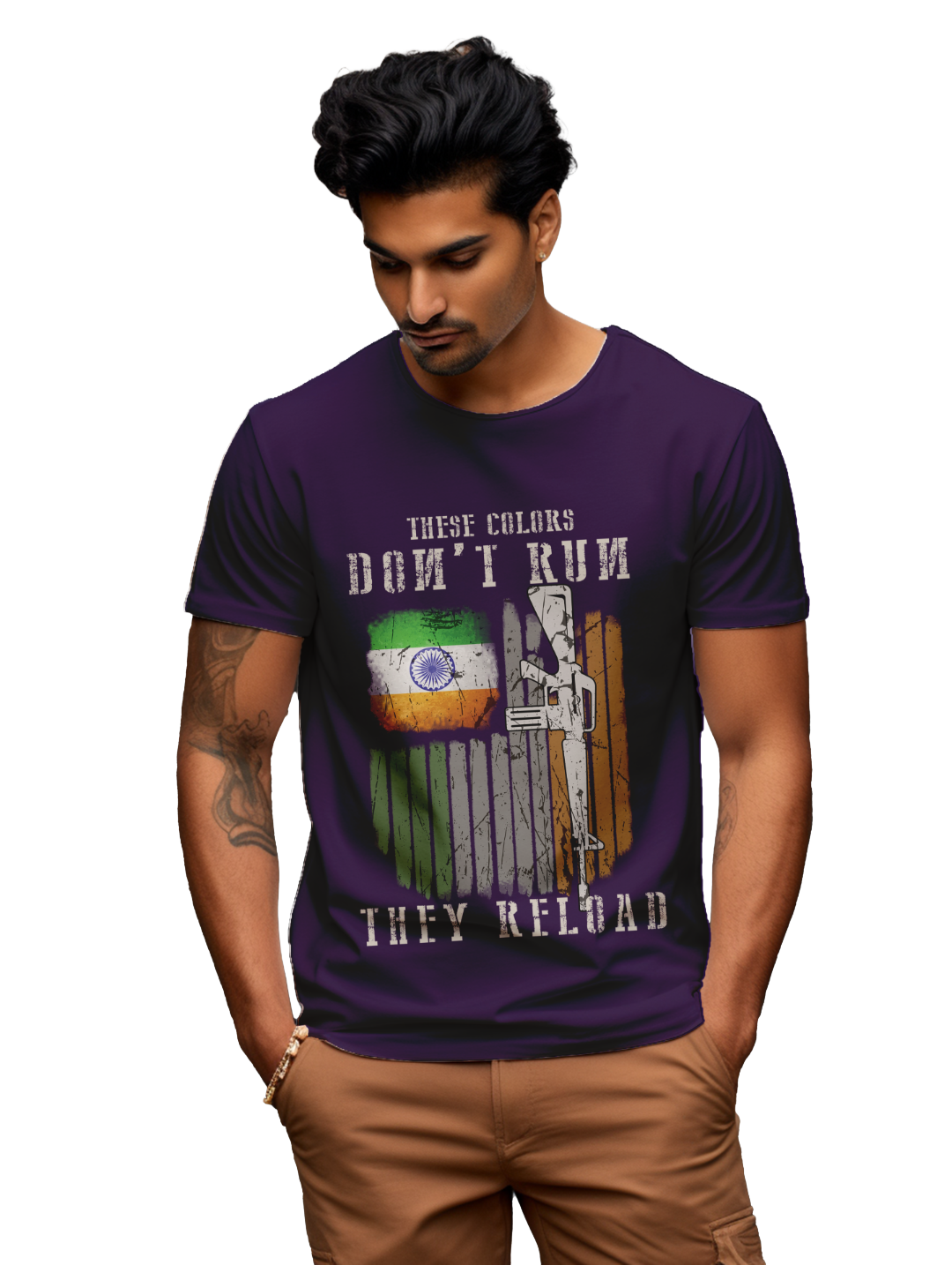 Mens These colors don't run They reload t-shirt