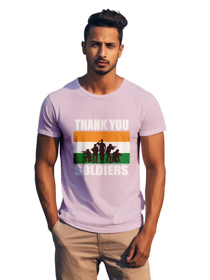 Mens Thank You Soldiers t-shirt