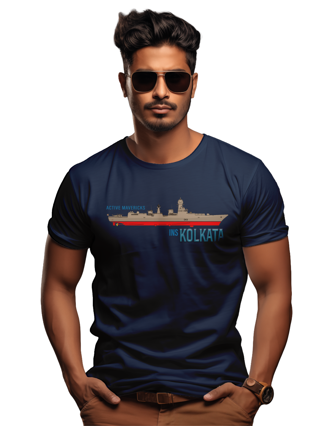 Mens INS Kolkata T-shirt