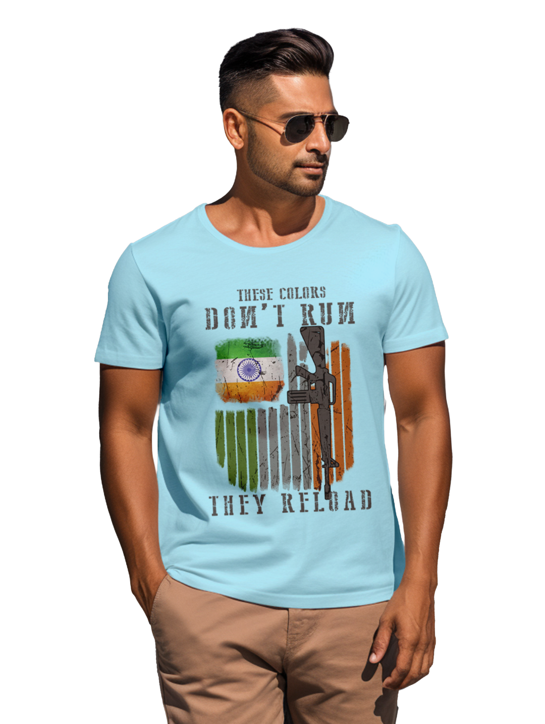 Mens These colors don't run They reload t-shirt