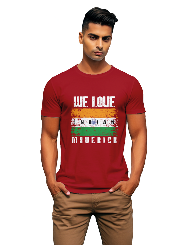 Mens We love Indian Maverick t-shirt