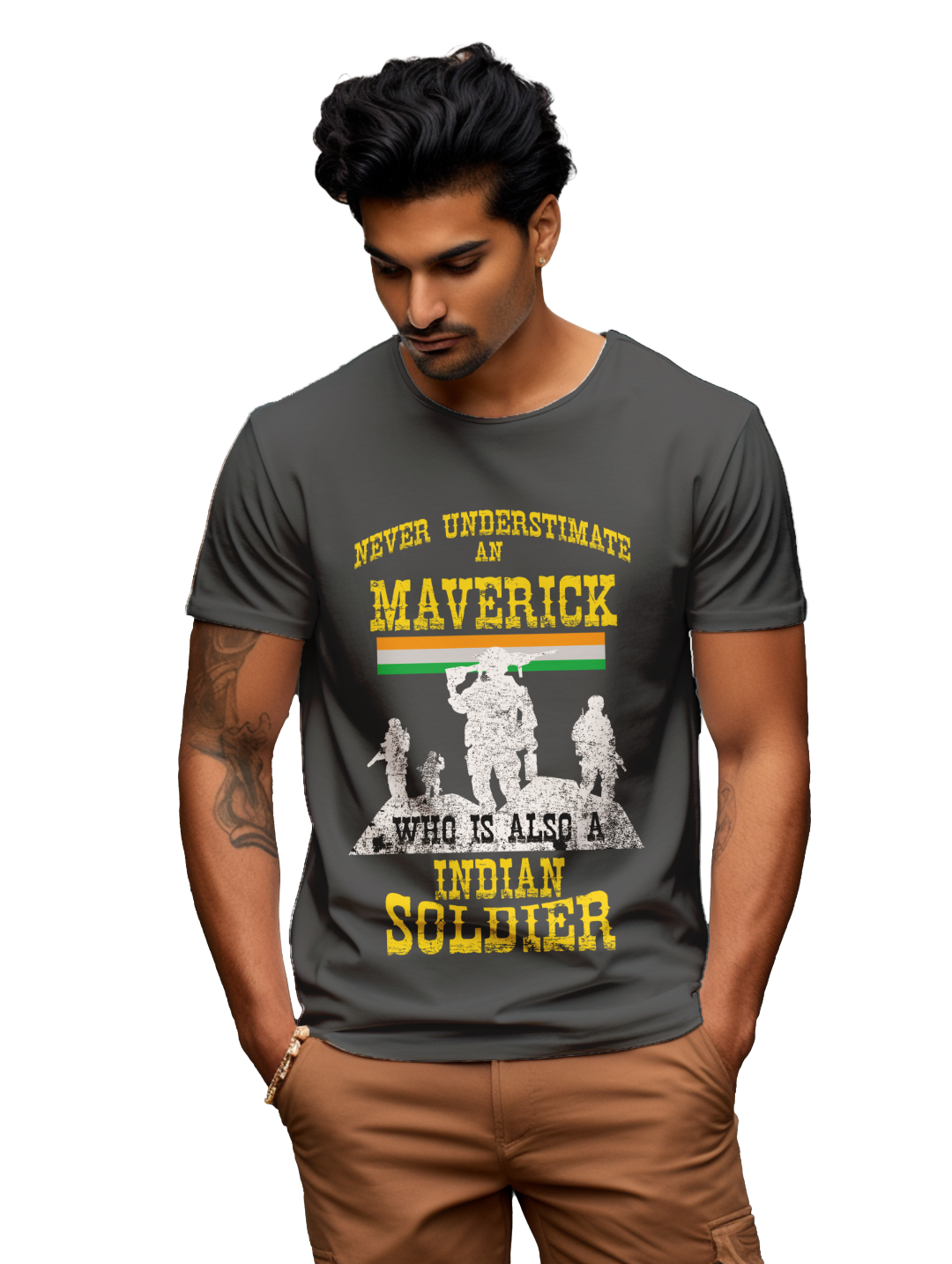 Mens Never Understimate t-shirt