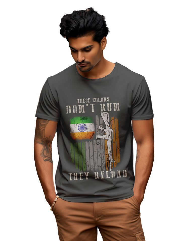 Mens These colors don't run They reload t-shirt