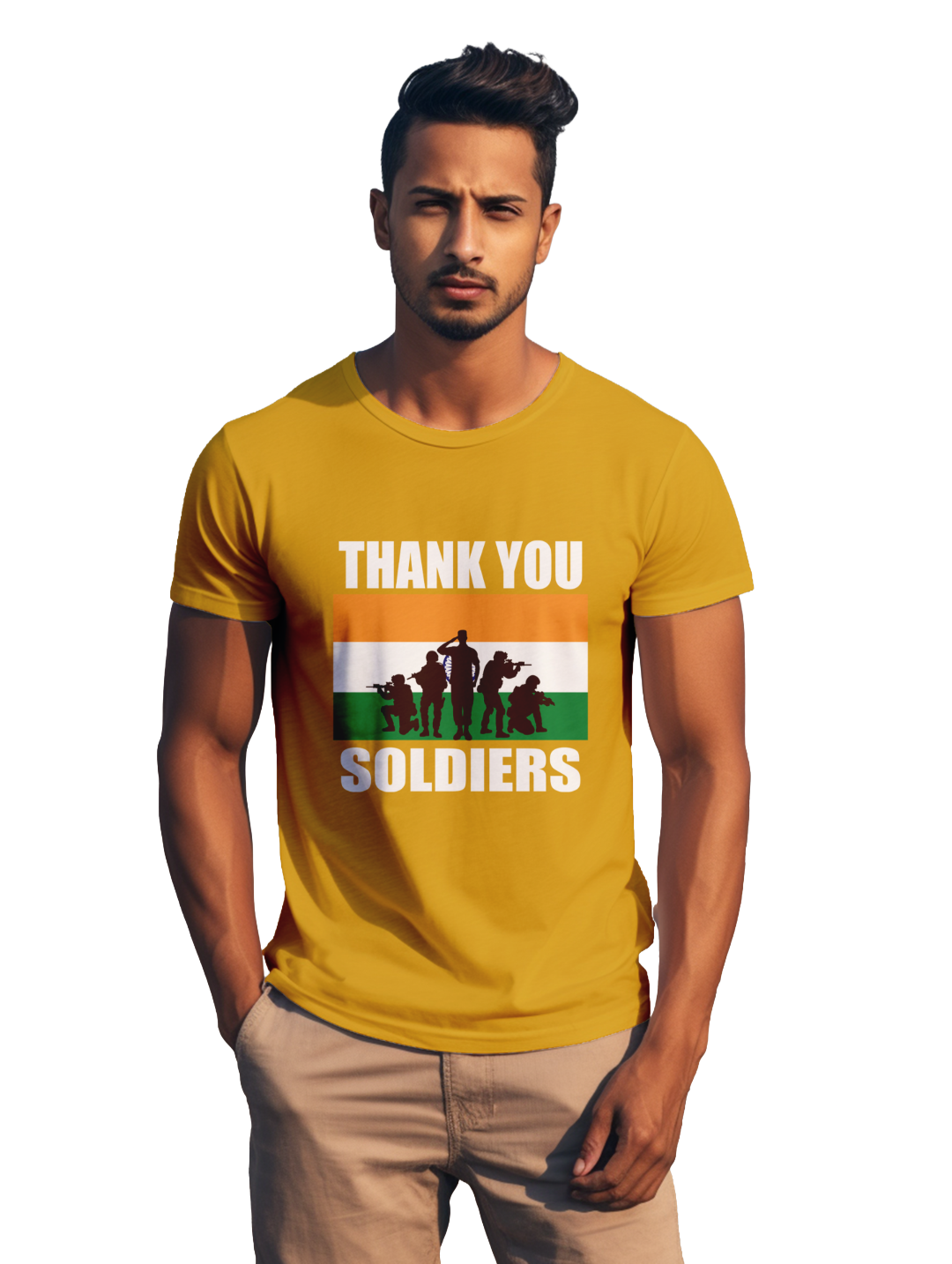 Mens Thank You Soldiers t-shirt