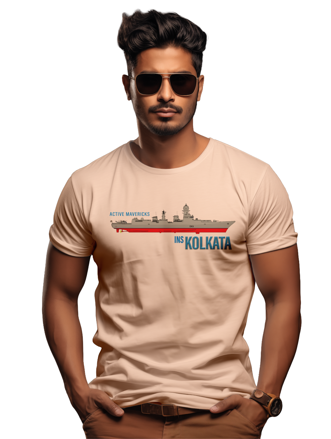 Mens INS Kolkata T-shirt