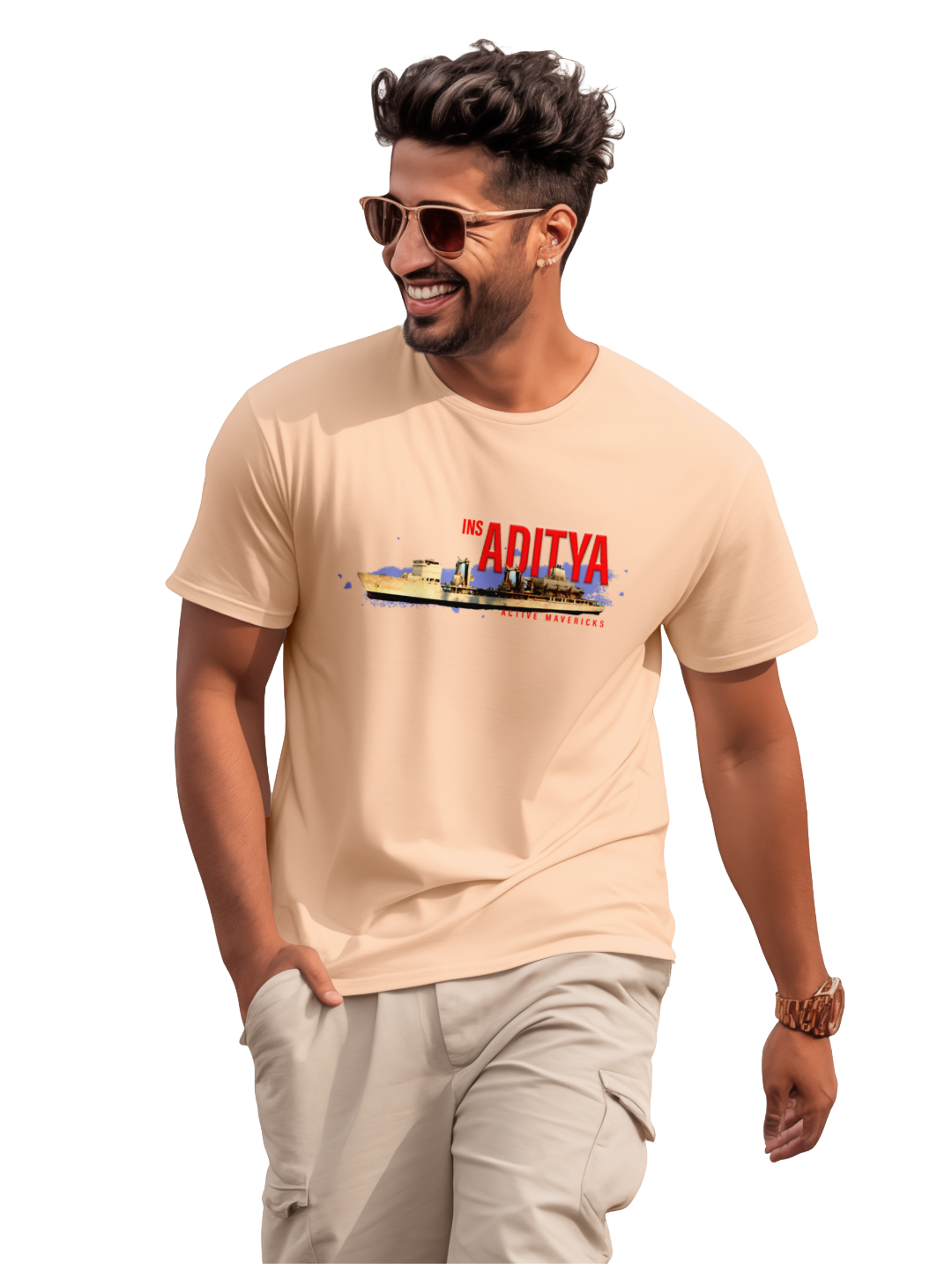 Mens INS Aditya Tee