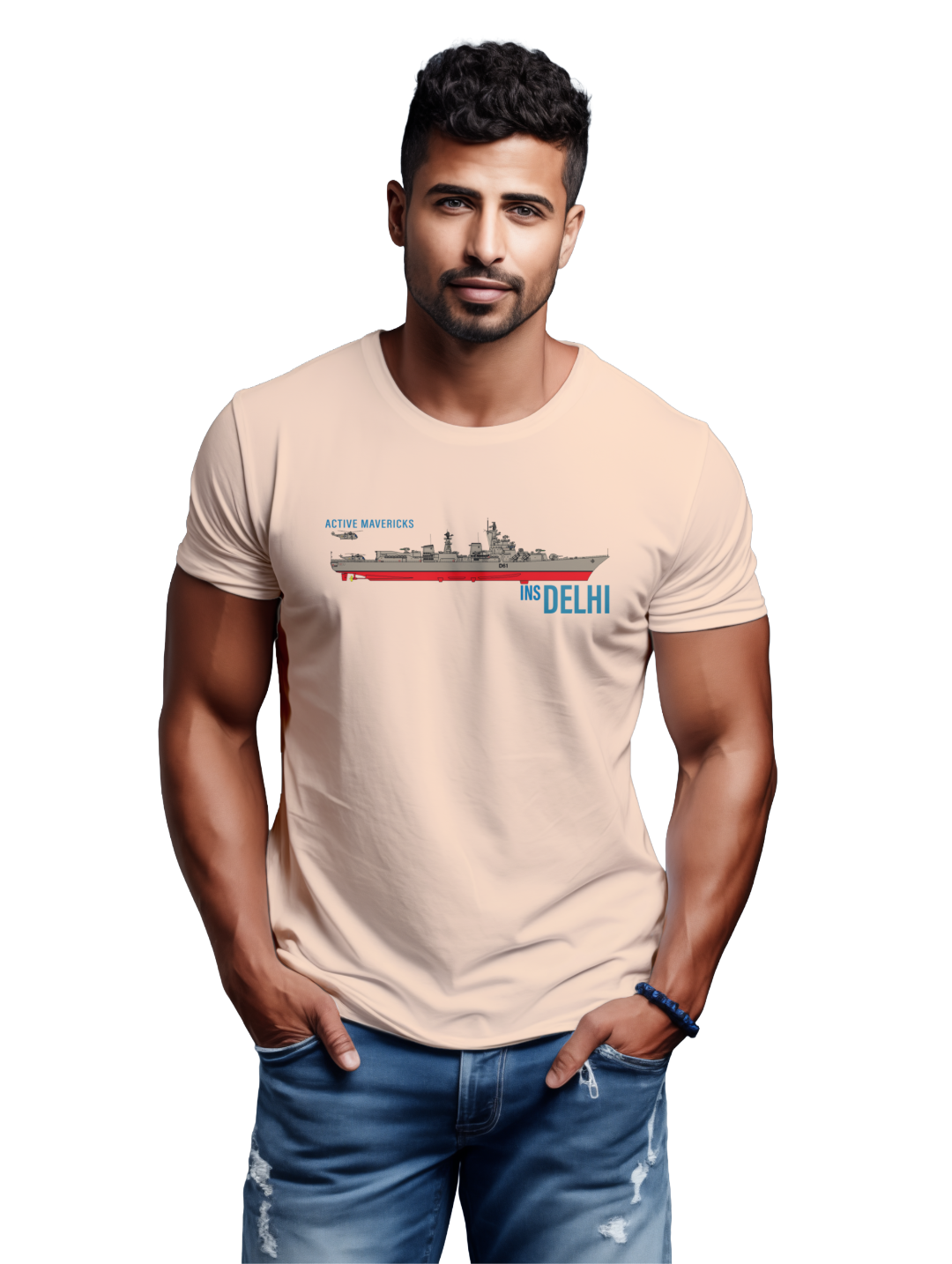 Mens INS Delhi T-SHIRT