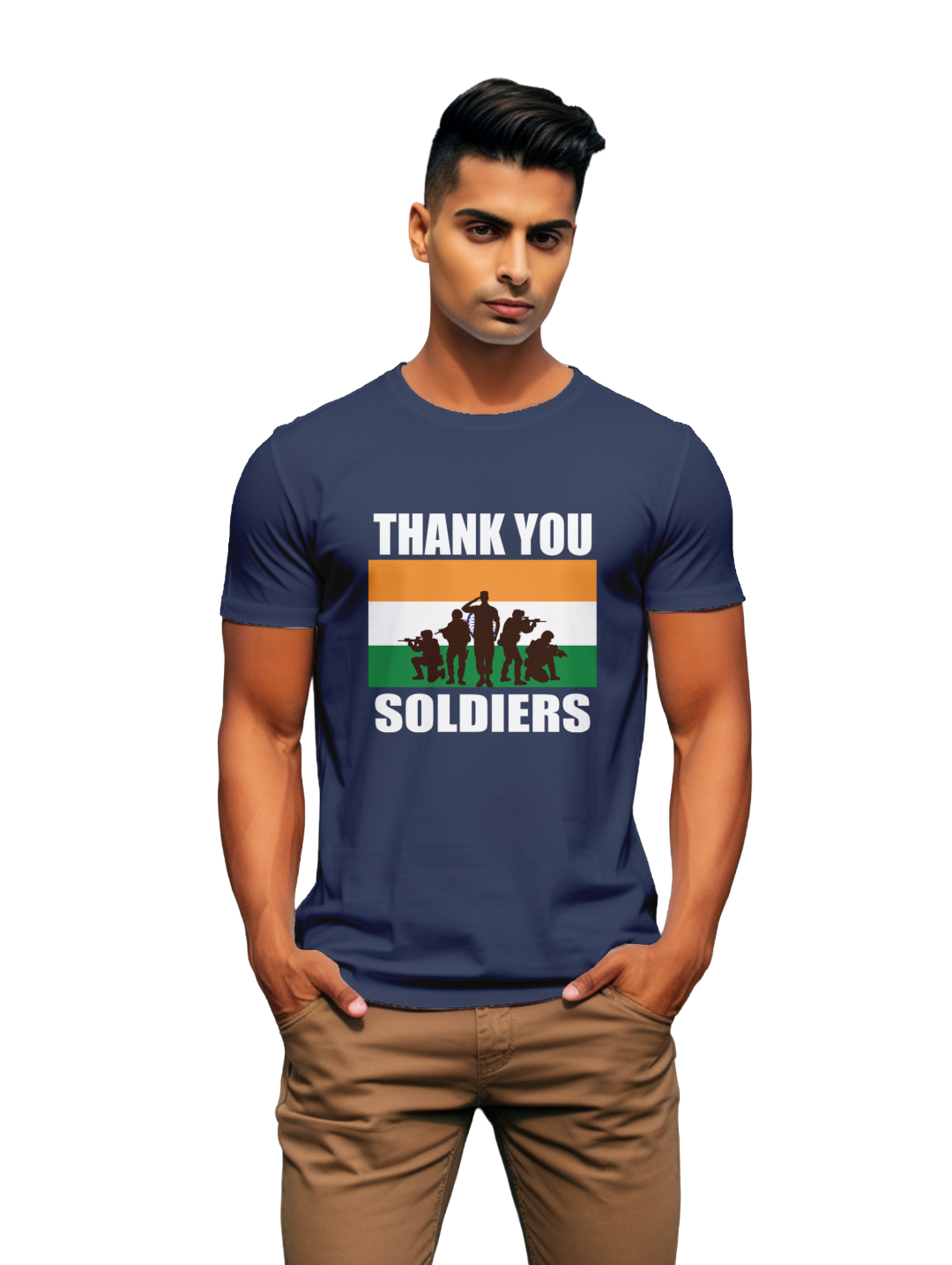 Mens Thank You Soldiers t-shirt