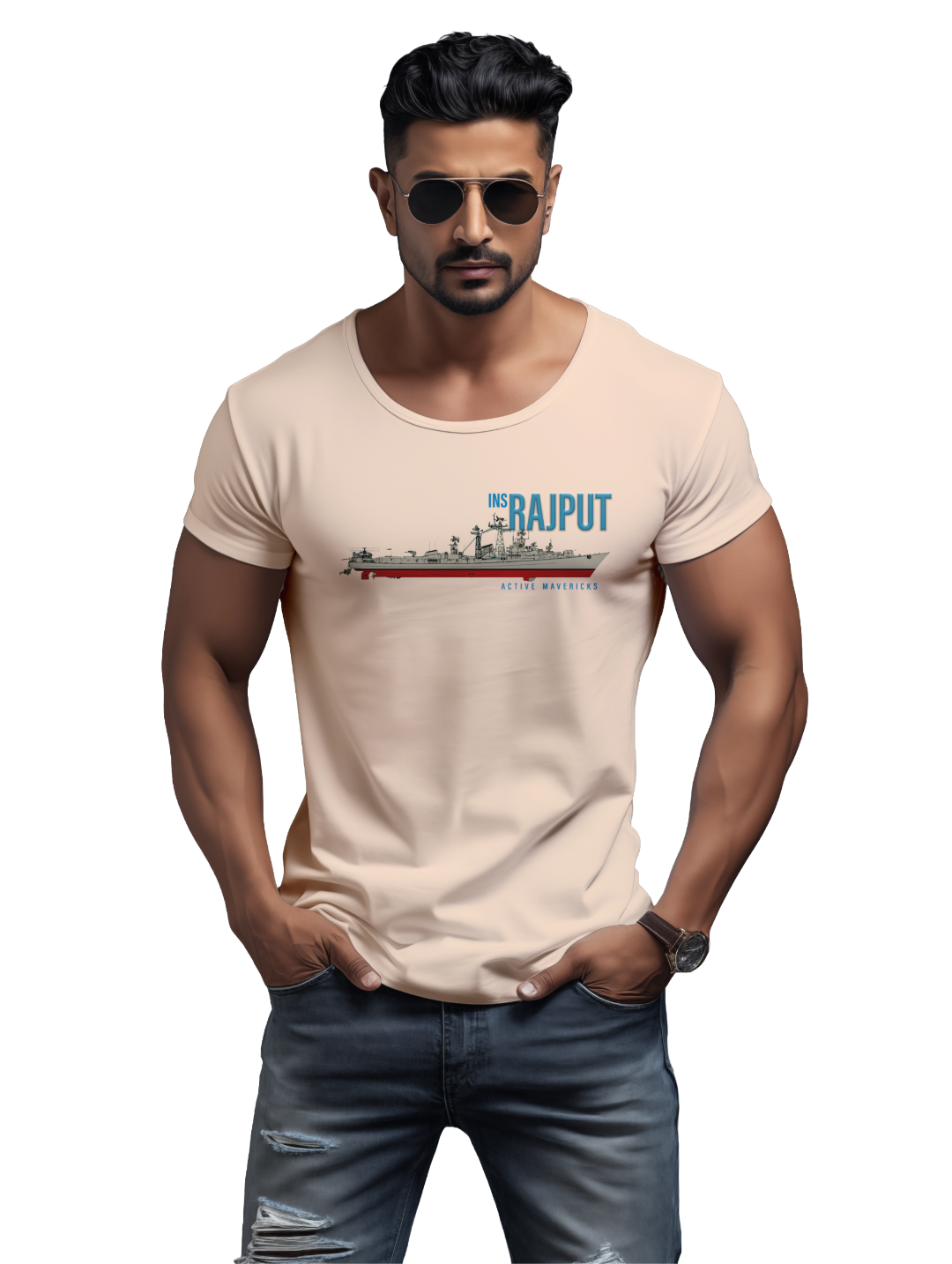 Mens INS Rajput T-shirt