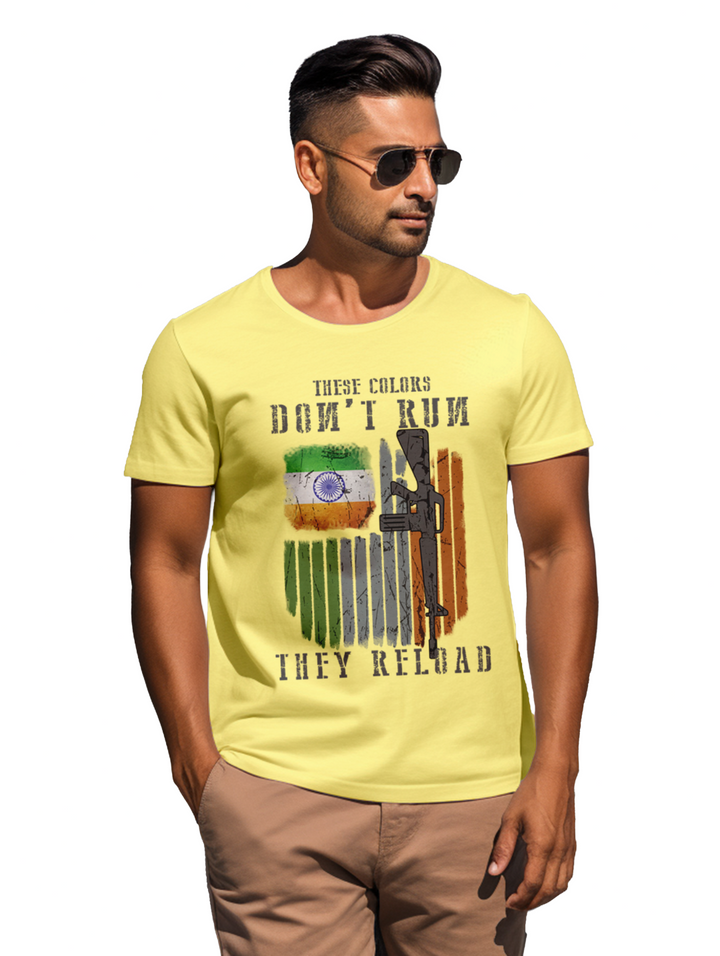 Mens These colors don't run They reload t-shirt