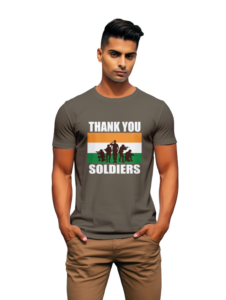 Mens Thank You Soldiers t-shirt