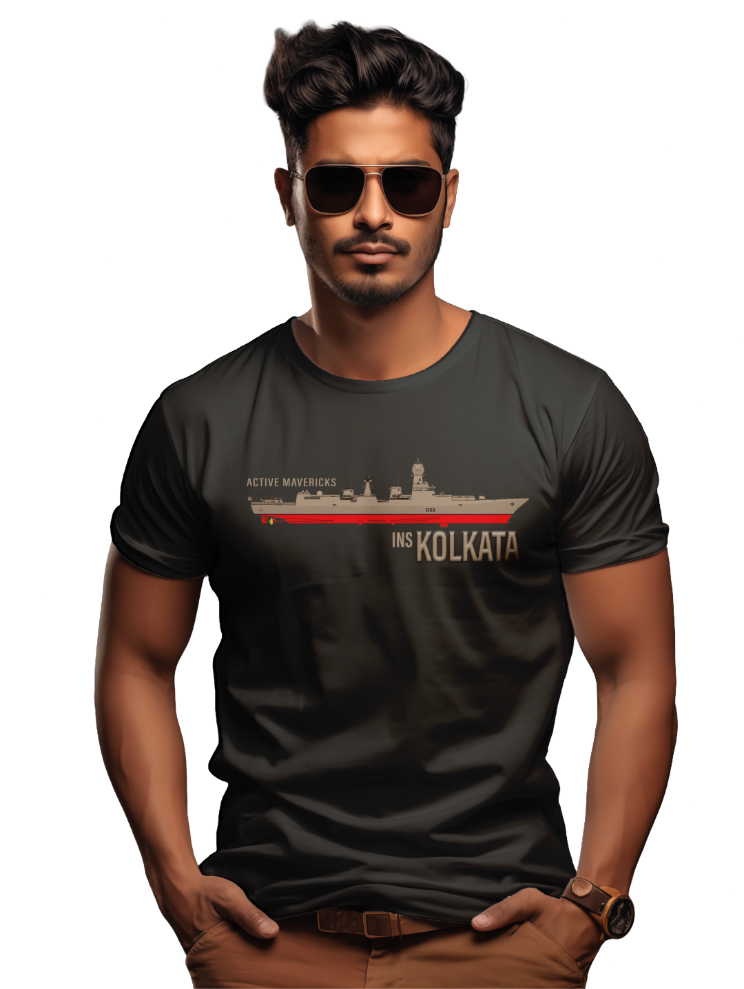 Mens INS Kolkata T-shirt