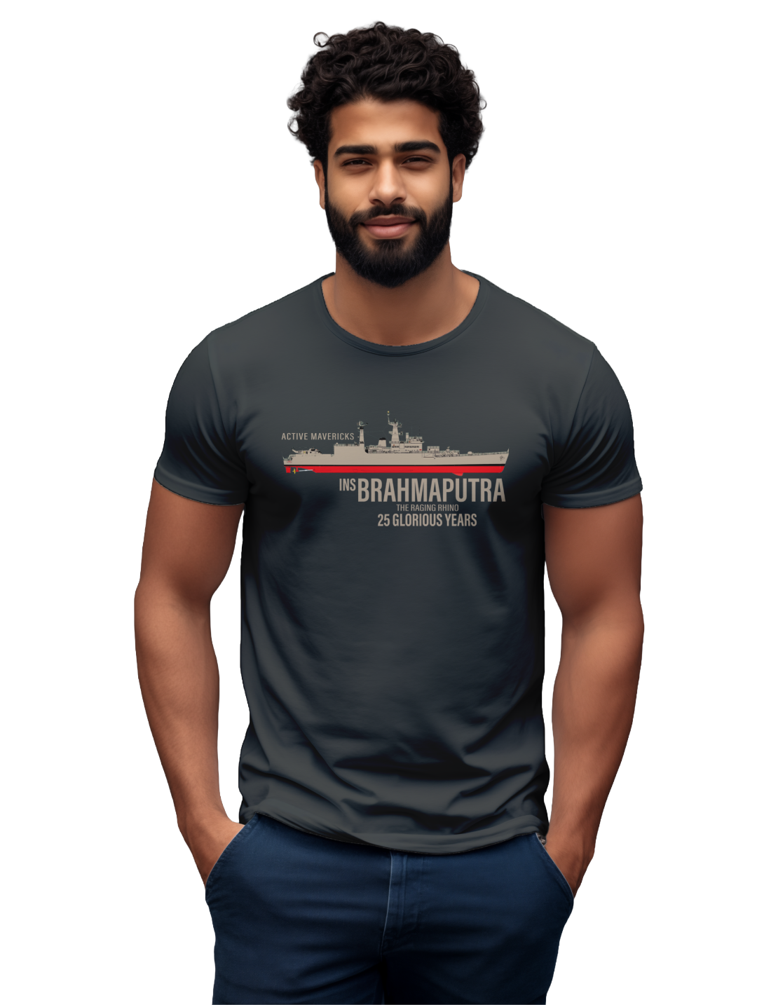 Mens INS Brahmaputra tee