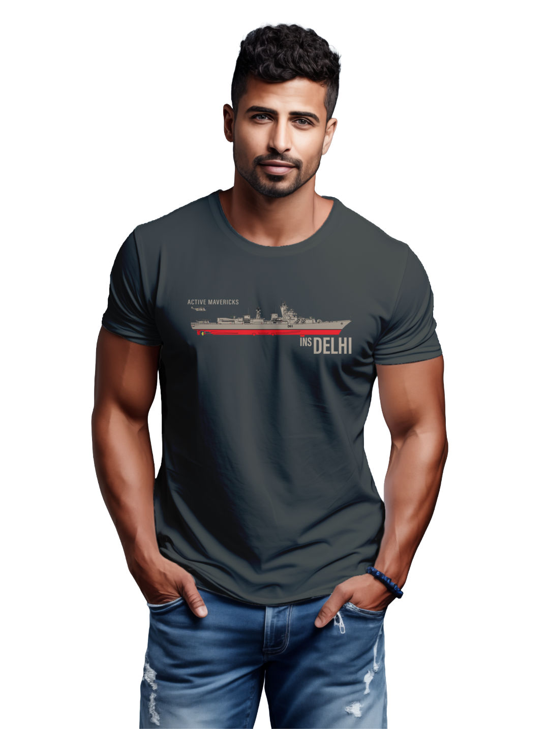 Mens INS Delhi T-SHIRT