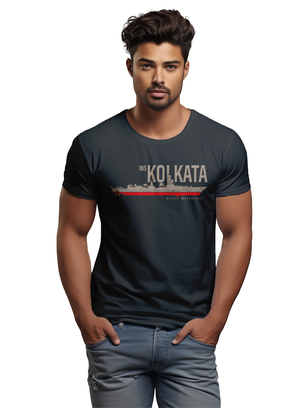 Mens INS Kolkata T-shirt