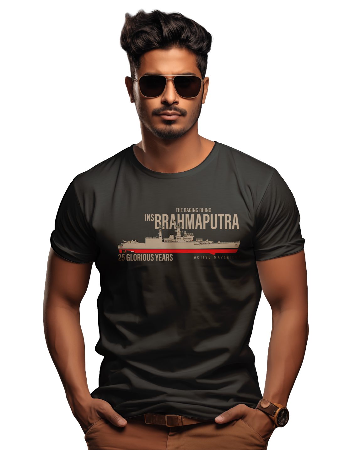 Mens INS Brahmaputra tee