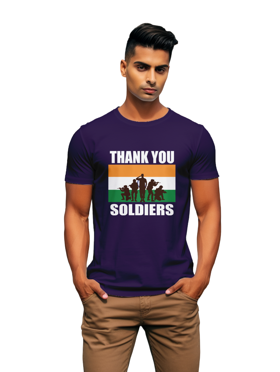 Mens Thank You Soldiers t-shirt