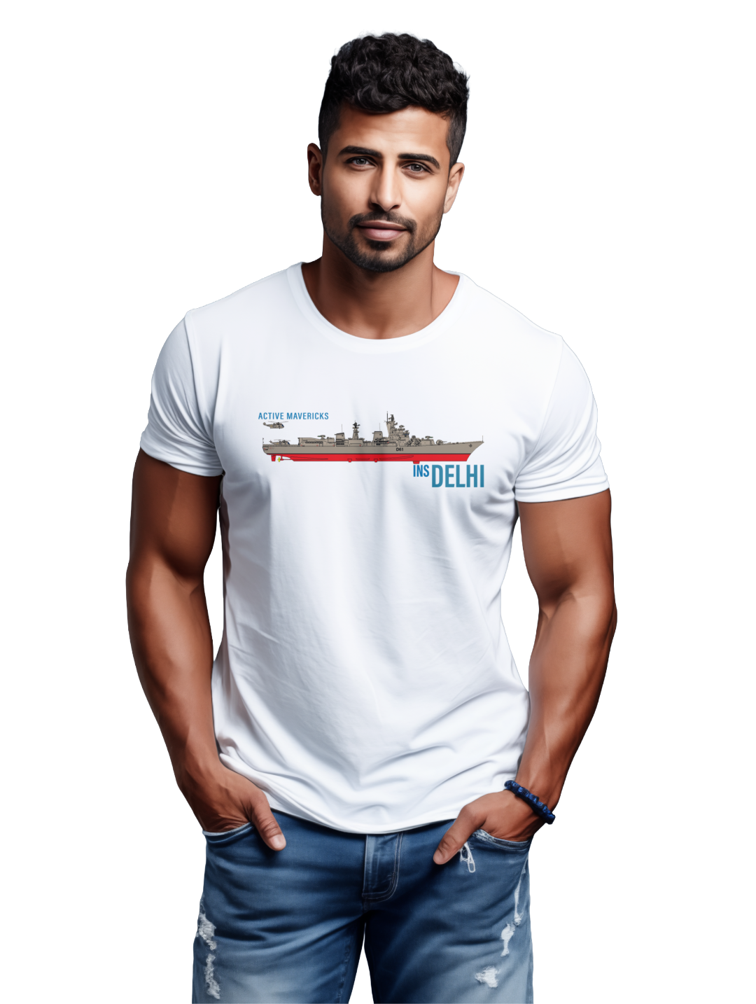 Mens INS Delhi T-SHIRT