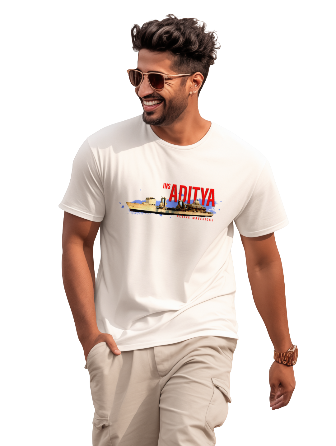 Mens INS Aditya Tee
