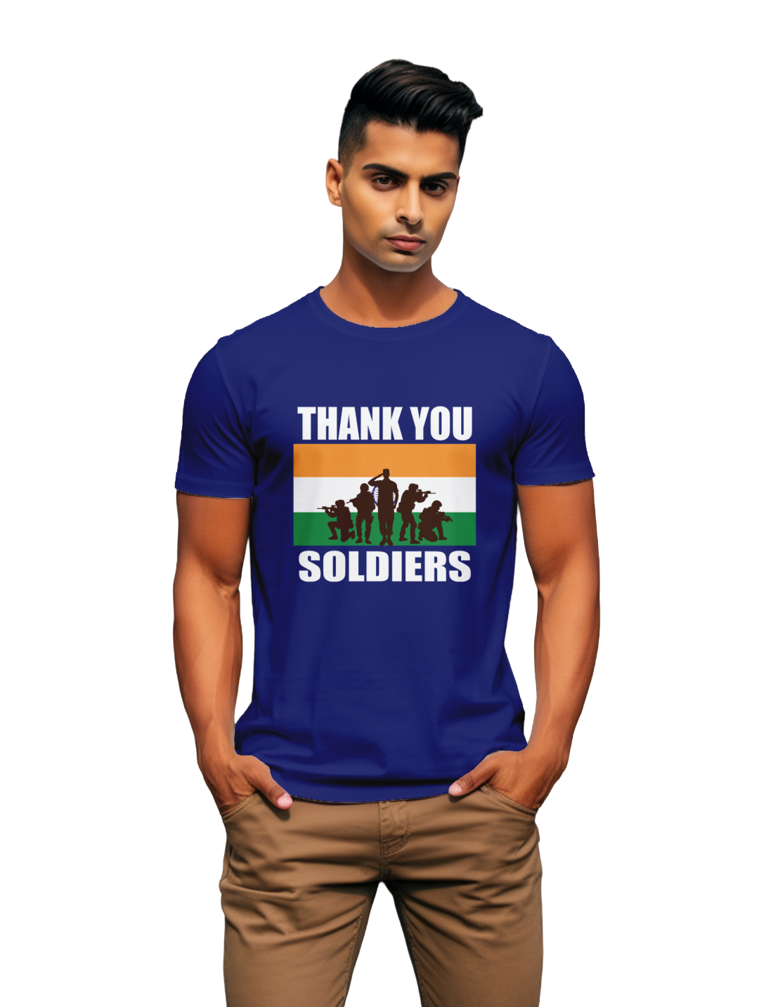 Mens Thank You Soldiers t-shirt