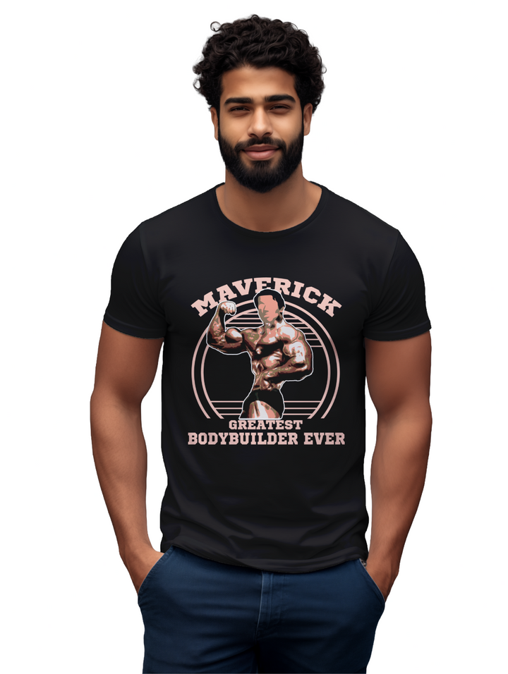 Mens Maverick Greatest Bodybuilder ever T-Shirt